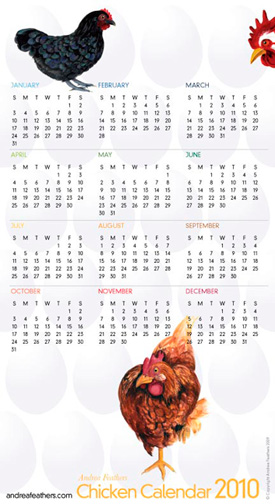 2009 Chicken Calendar