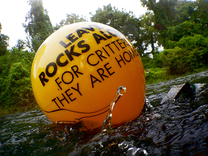 Buoy at East Spillway