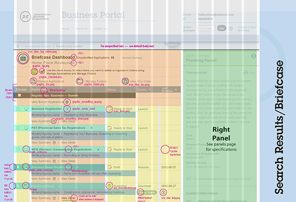 Style guide sample to assist developers