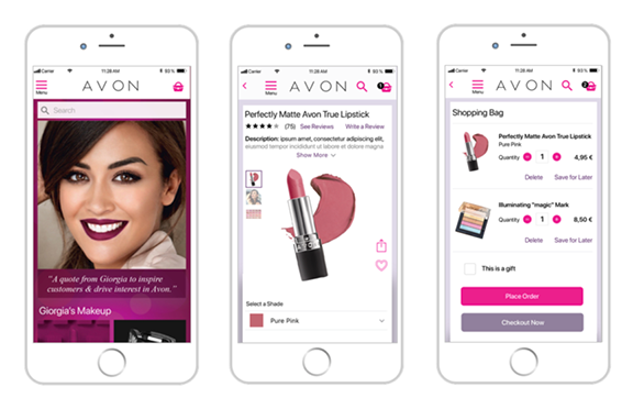 Avon Mobile App Prototype